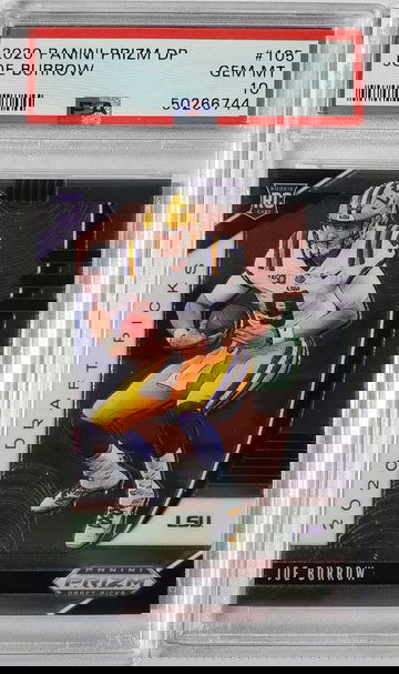 2020 Panini Prizm DP Draft Picks Joe Burrow PSA 10 #105