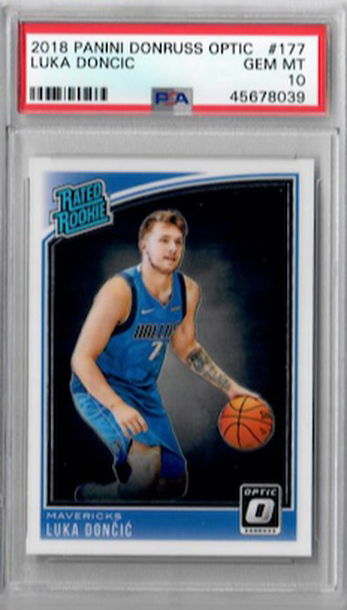 LUKA DONCIC 2018 PANINI OPTIC #177