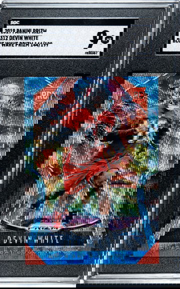 2019 Panini Prizm Devin White Blue Wave /199 SGC 9 #312