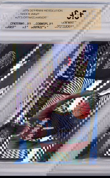 Zion Williamson 2019 Revolution Shock Wave BGS 9.5 GEM MINT