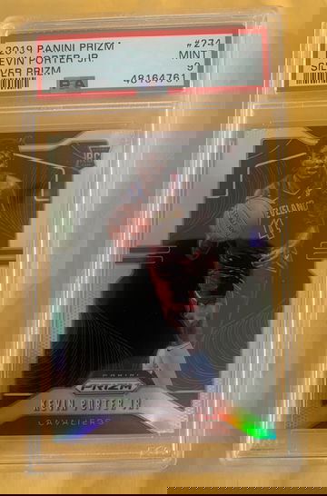 2019 prizm Kevin Porter jr silver psa 9
