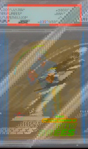 2001 Ultra Gold Medallion Drew Brees #260  096/100