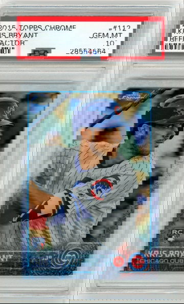 2015 Topps Chrome #112 Kris Bryant Refractor PSA 10 GEM MINT!