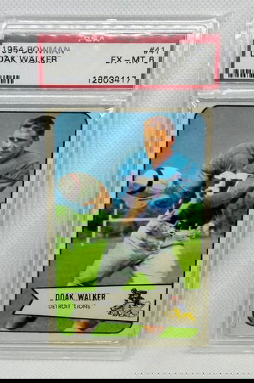 1954 Bowman Football #41 Doak Walker PSA 6