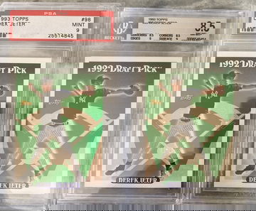 Derek Jeter 1993 Topps Rookie RC LOT