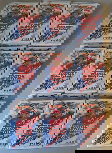 Lot (x9) 2021 Topps Series 1 Hanger Box  