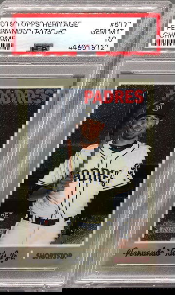 2019 Topps Heritage Fernando Tatis Chrome /999 