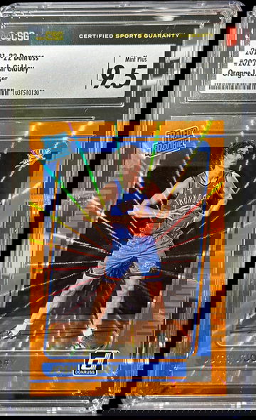 2021 Panini Donruss Josh Giddey Orange Laser RC