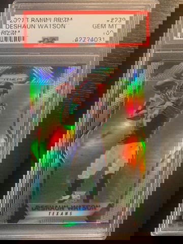 2017 Prizm Deshaun Watson PSA 10