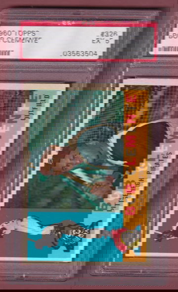 1960 Topps #326 Bob Clemente PSA 5 - 1" wrinkle edge