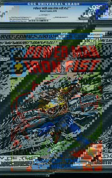 POWER MAN AND IRON FIST #52, CGC 9.4 NM