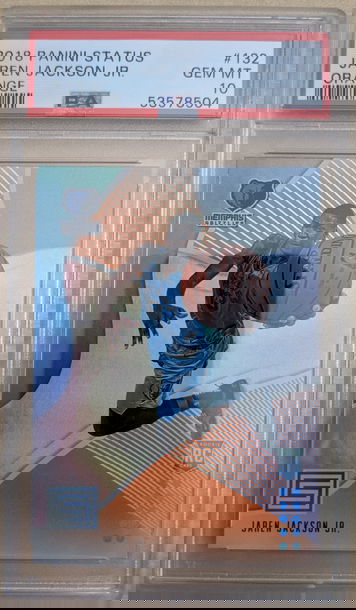 2018 Panini Status Orange Jaren Jackson Jr. PSA 10 