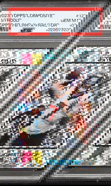 2023 Topps Composite 1973 Chrome CJ Stroud '73 FB X Fractor PSA 10