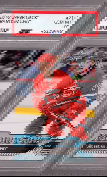 Sebastian Aho 2016-17 Upper Deck Young Guns RC