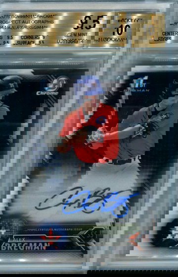 Alex Bregman BGS 9.5 auto 10