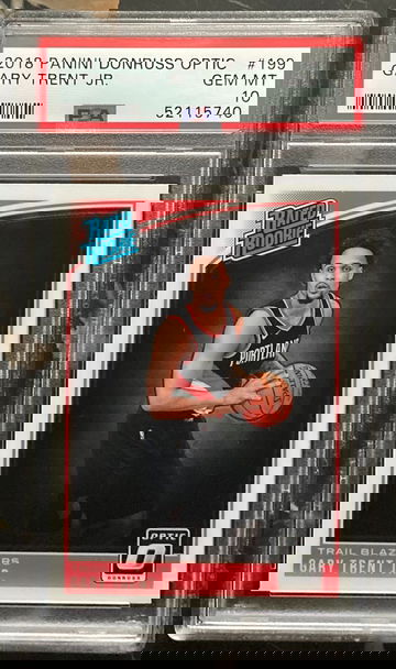 Gary Trent Jr 2018-19 Donruss Optic Rated Rookie #199 PSA 10