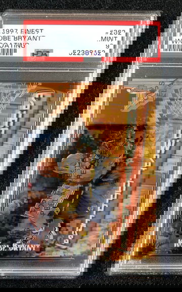 Kobe Bryant 1997-98 Topps Finest w/ Coating #262 MINT PSA 9