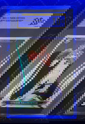 2020-21 Panini Certified #189 Tyrese Haliburton SGC 10 Pristine