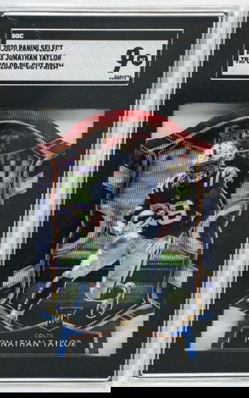 Jonathan Taylor 2020 Select #53 Die-Cut Tri-Color Prizm Rookie Card MINT