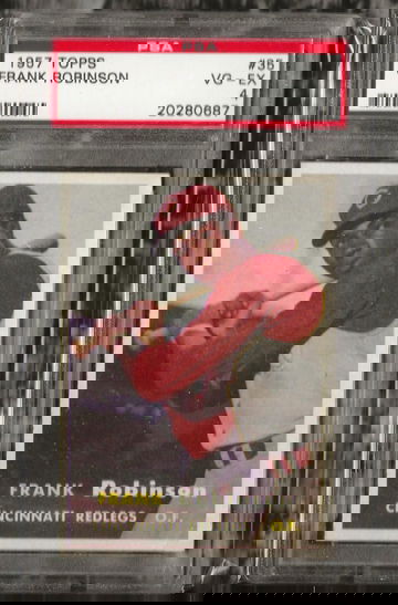 1957 Topps #35 Frank Robinson RC PSA 4 VG-EX