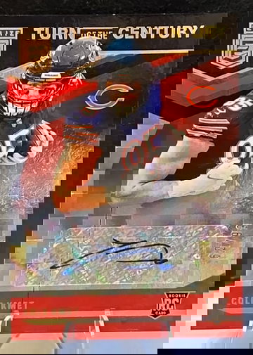 2020 Elite  Cole Kmet  Turn Of The Century  Auto RC  /99 Red  Bears Rookie 