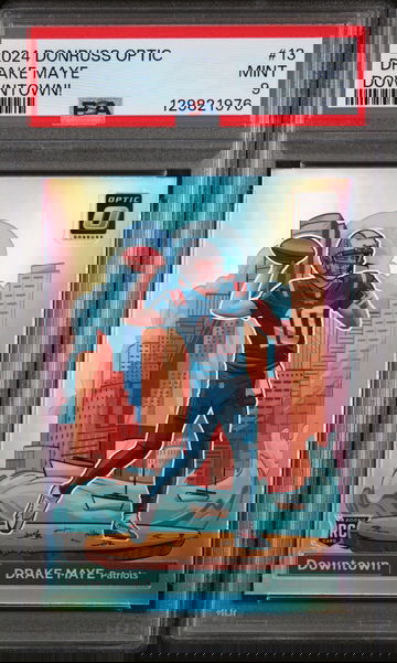 2024 Donruss Optic Downtown Drake Maye #13 PSA 9