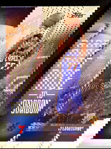 2025-26 Topps  VJ Edgecombe  Rise to Stardom  RC Rookie #RTS-3  76ers