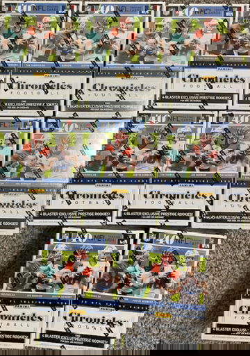 (8) 2021 Panini Chronicles Football Blaster Lot