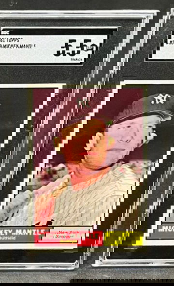 1961 Mickey Mantle Topps #300 SGC 5.5 EX-NM+ WOW!