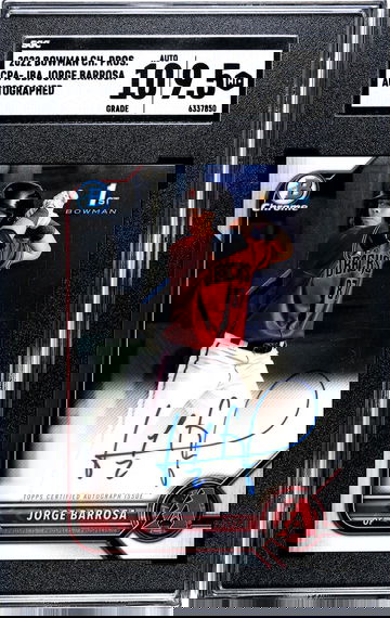 2022 Bowman Chrome Jorge Barrosa AutoCPA-JBA
