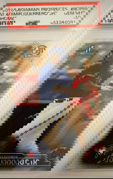 2016 Bowman Chrome Vladimir Guerrero Chrome Gem PSA 10