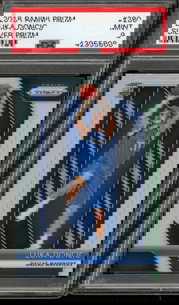 2018 - 19 Prizm Silver #280 Luka Doncic RC PSA Mint 9