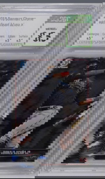 2018 Bowman Chrome #40 Ronald Acuna Jr. RC CSG 8.5