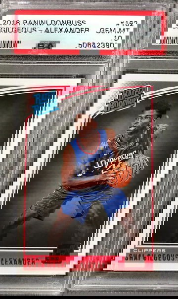 2018 Donruss Shai Gilgeous Alexander #162 PSA 10 GEM MINT 