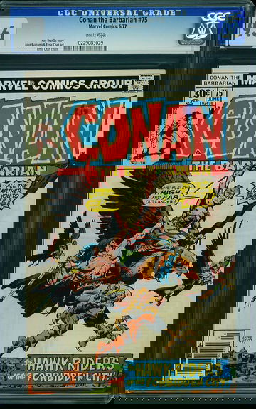 CONAN THE BARBARIAN #75, CGC 9.6 NM+