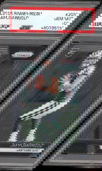 Sam Darnold PSA 10 2018 Panini Prizm