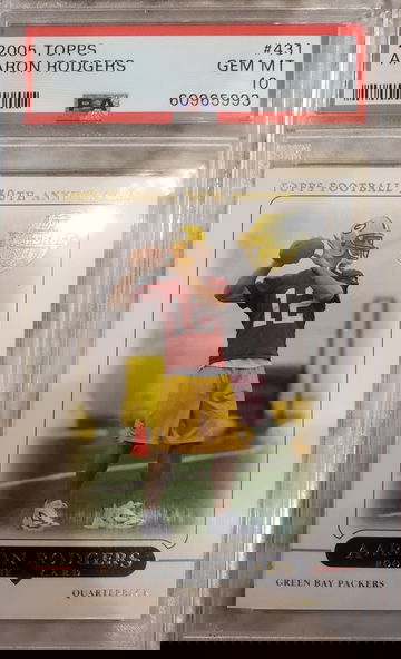 2005 Topps Aaron Rodgers Psa 10 Gem Mint 