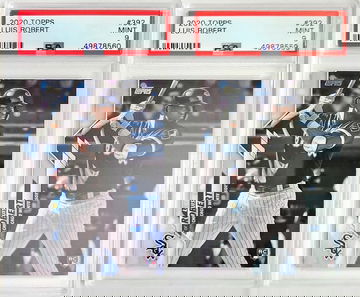 Luis Robert Topps Series 2 PSA 9 Lot of 2