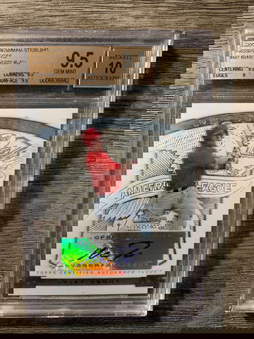 2009 Bowman Sterling  Auto Mike Trout (BGS 9.5/10)