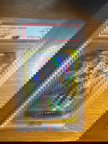 J.J. Watt 2020 Prizm True Gold 8 / 10
