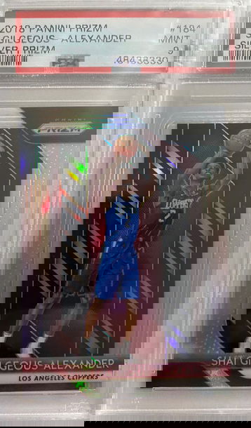 2018 Panini Prizm Shai Gilgeous-Alexander Silver PSA 9 MINT