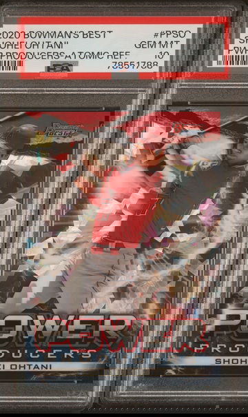 2020 Bowman's Best Shohei Ohtani Power Producers Atomic Refractor PSA 10