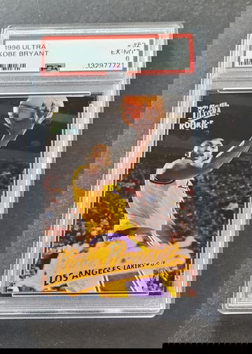 1996 ULTRA #52 KOBE BRYANT RC PSA 6 EX-MT
