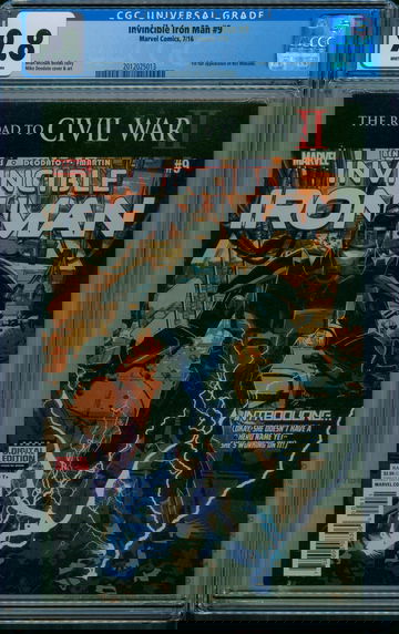 Invincible Iron Man #9 CGC 9.8 1st Riri Williams (Iron Heart) 1st Print