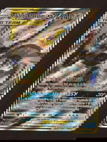 Pokemon Pikachu & Zekrom SM168 Black Star Promo