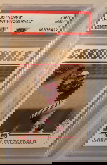 2004 Topps Larry Fitzgerald RC PSA 9