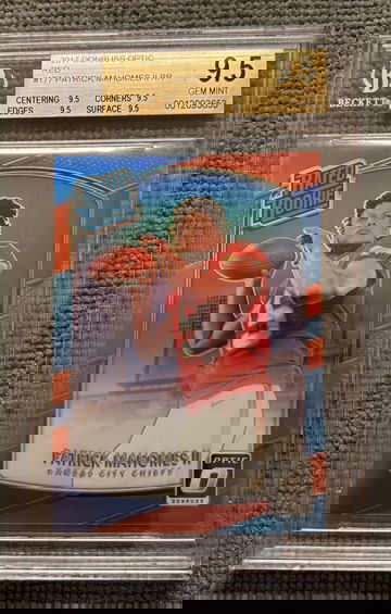 2017 Optic Red Patrick Mahomes BGS Quad 9.5 #177 (40/99)