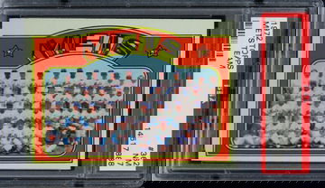 1972 Topps Mets Team #362 PSA 7 NM