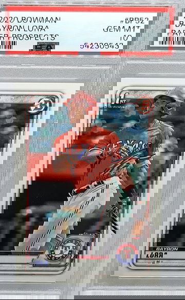 2020 Bowman Prospects #BP52 Bayron Lora PSA 10