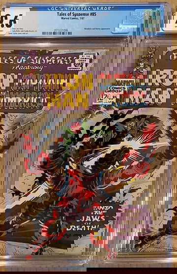 Tales of Suspense #85 CGC 9.6 WHITE PAGES Mandarin appearance 1967 NM+